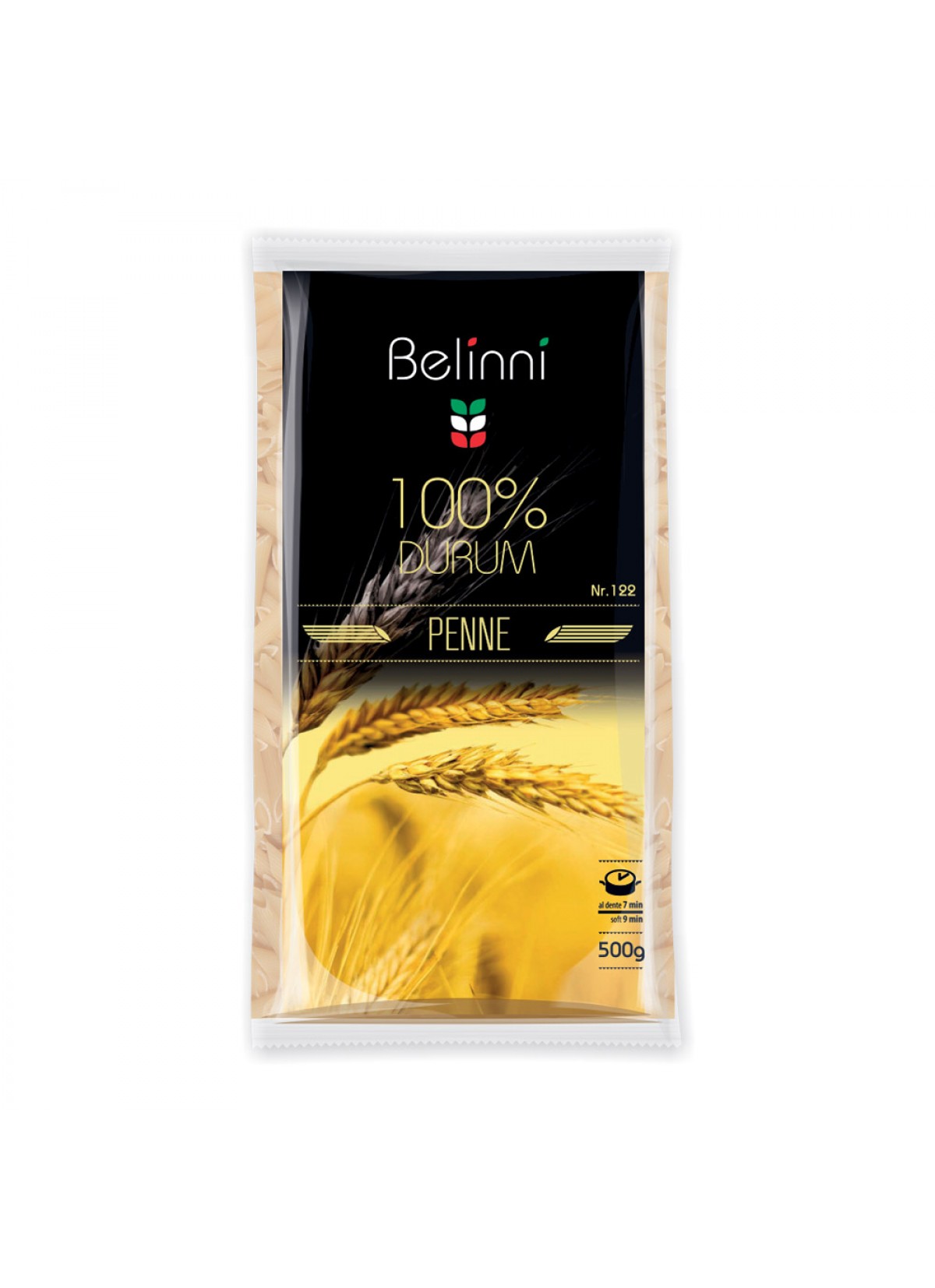 Макарони з твердих сортів пшениці Перо Belinni 500 г